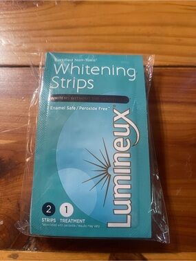 NWOB 21 Treatments 42 Lumineux Whitening Strips Enamel Safe Peroxide Free